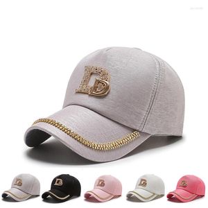 Top Caps Golden Moda Elmas Letting Tappststar Beyzbol Kadınlar Erkekler Açık havada spor vizörleri Snapback Cap Sun Hat Gorras Hombre