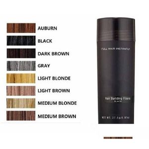 Hair Loss Products Fiber Keratin Powder Spray Thinning Concealer 10Colors Drop Delivery Care Styling Dhwym