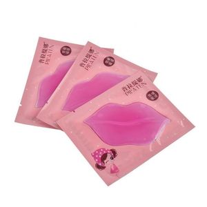 Lip Plumper Pilaten Kristall Kollagen Maske Protein Frauen Nachschub Film Farbe Anti Cracking Drop Lieferung Gesundheit Schönheit Make-Up Lip Dhuay