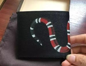 Moda męska portfel marki z portfelem dla mężczyzn torebka węża tygrys pszczoła portfel męski portfel
