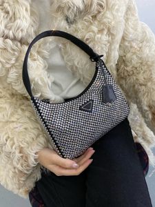 com Drill Blingbling Hobo Alar Bag Moda Feminina Personalidade