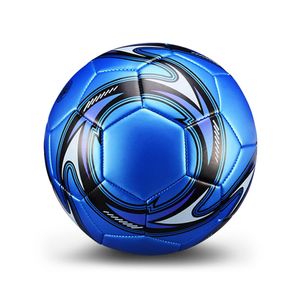 Balls PU Leather Football Ball Adults School Professional Soccer Size 5 Outdoor Portable Training Sports 230307