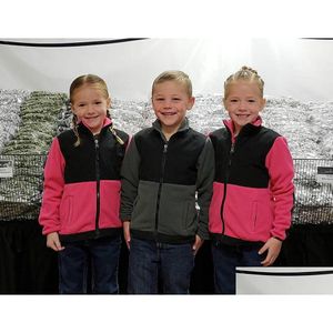 Положите новые дети флис Osito Coats Fashion Winter Oso Softshell Jacket Kid Outdoor Dow