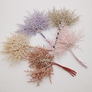 Fiori decorativi fatti a mano fai da te Succulente Rime Forest Simulation LeavesHome Party Decor Accessori per capelli