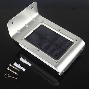 16 LED Solar Lamps Power Motion Sensor Voice Sensors Garden Security Lamp utomhus Vattentäta vägglampor Lysdioder Lysning utomhus usastar