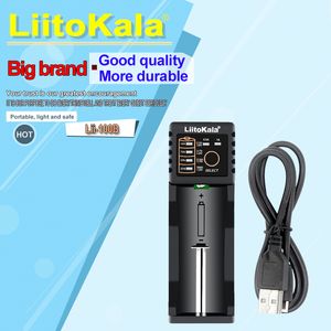 Liitokala-laddare LII-100B LII-100 LII-100C AA/AAA Laddningsbar batteriladdare 1.2V 3.7V 3.2V NIMH 18650 26650 16340 10440 25500 LITIUMBATTERICHARGER
