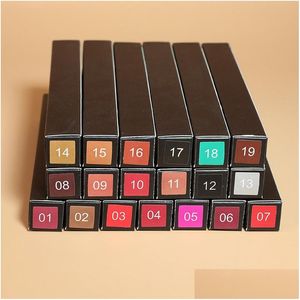 Lippenstifte Ismine Tattoo Liner Bleistift Wasserdicht 19 Farben Mtifunction Lippenstift Stift Matte Langlebig Einfach zu tragen Natürlich Großhandel Dhb6I