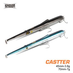 Esche Esche Kingdom Pesca Affondamento Matita Galleggiante 11g 13g 30g 40g Plastica Artificiale Esca Dura Lungo Lancio Attrezzatura Per Lure 230307