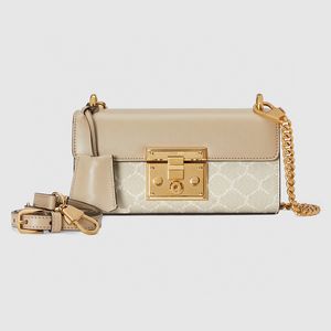 Sagna di design 735103 Ladies borsetta classica Presbyopia Borsa vintage Catena di catena in pelle Scapa a tracolla a doppio colore Crossbody Woman Bote Luxury Borse