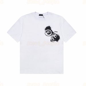 Мужские летняя черная белая футболка женская модная принт T Рубашки Мужчины круглые шейки с коротким рукавом Tees Size xs-l