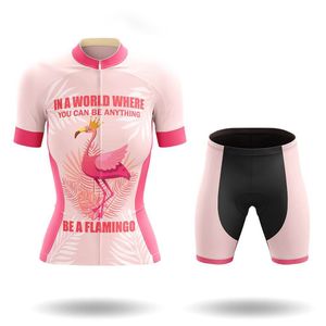 Seja uma camisa de ciclismo de verão flamingo, panos de bicicleta de montanha de montanha curta, roupas de bicicleta de bicicleta de bicicleta de bicicleta respirável MTB Bicycle Use Suit V27