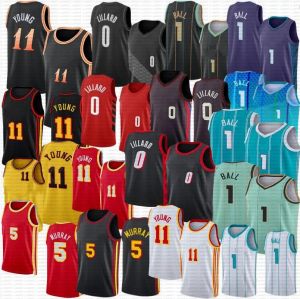 Men Trae 11 Young Basketball Jersey 2023 New Dejounte Murray Lamelo Ball Damian 0 Lillard Ed