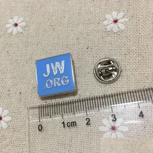 Pins Brooches 100Pcs Enamel Brooch Metal Craft Blue Pins Soviet Badge Gifts Jw.Org Regalia Lapel Pin Badges Drop Delivery Jewelry Dholu