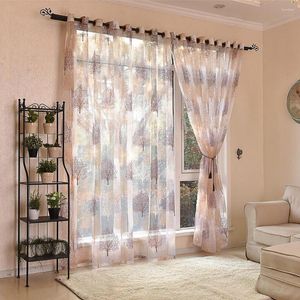 Curtain 100 250 Cm Floral Tree Voile Living Room Bedroom For Kids Boy Girl The Home Decor