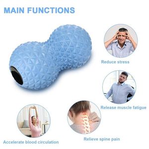 Fitness Balls Eva Peanut Massage Ball Dubbel lacrosse Massage Ball Mobility Ball For Physical Therapy Deep Tissue Massage Tool Back Hand Foot 230307