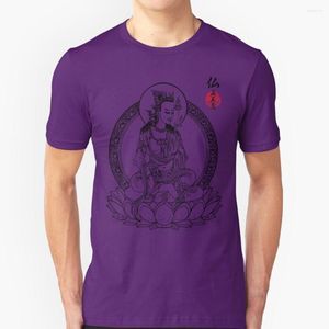 Herr t shirts buddha blommor män t-shirt mjuka bekväma toppar t-shirt tee skjorta kläder buddhism zen asiatisk buddhabubba bild