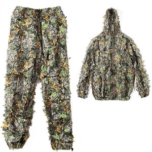 Men's Tracksuits Leafy 3D Forest Camouflage Suit Outdoor Field Leaf Hunting SuitMen's