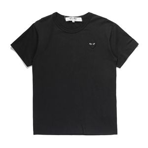 Tasarımcı Tee Erkek Tişörtleri Küçük Black Heart Mens CDG Com Des Garcons T-Shirt XL Tags ile Yepyeni