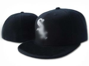 Najlepiej sprzedające się czapki z daszkiem White Sox kobiety mężczyźni gorras hip hop Street casquette bone dopasowane czapki H6-7.4