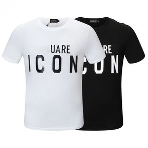 DSQ Phantom Kaplumbağa Erkek Tişörtleri 2023 Yeni Erkek Tasarımcı Tişört İtalya Moda Tshirts Yaz T-Shirt Erkek Yumuşak ve Rahat% 100 Pamuk Siyah Üstler M-3XL51466474