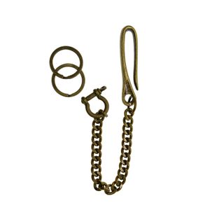 Anahtar Yüzük Japon Balık Hook Shackle Cüzdan Anahtar Zincirleri Trouse Zincirleri Biker Jean Keyrings Friend Family EDC FOB