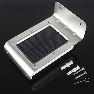 Lâmpadas de gramado ao ar livre leve à prova d'água 16 LEDs Solar Power Motion Sensor Garden Security Lamp Garden Crestech