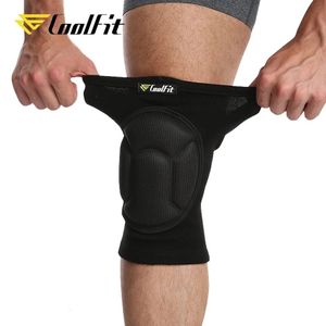 Cotovelo joelheiras coolfit 1 par de espessamento de futebol voleibol de vôlei extremo suporte esportivo Protect Cycling Protector Pad 230307