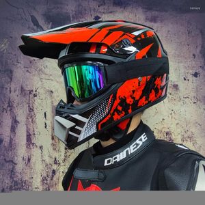 Caschi moto Uomo Donna Casco motocross ATV DH Racing Casco cross Capacetes