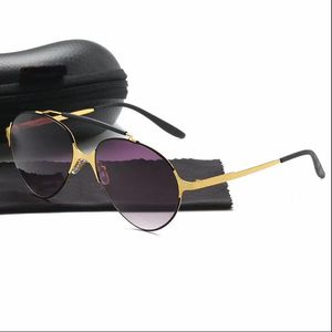 Spring and Autumn outdoor PC popular fashion men's and women's models 124 sunglasses luxury