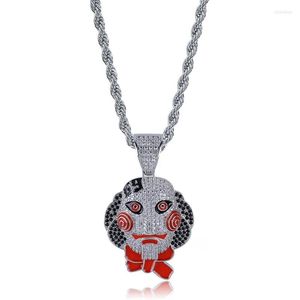 Pendant Necklaces Fashion Men Classic Doll Necklace Hip Hop Chain On The Neck Christmas Gift Vintage For Accessories