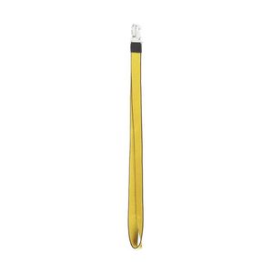 52 cm DI cinturino in nylon giallo cordino industriale lungo portachiavi serie designer di marca logo intagliato fibbia in lega uomo e donna moda d250g