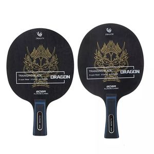 Table Tennis Raquets Carbon Blade Racket Bat Professional Ping Pong 5 Ply Wood 2 Quick Attack Offensive Paddle 230307
