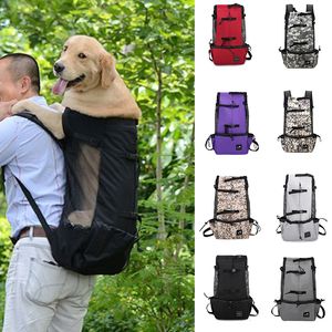 Dog Travel Outdoors Breathable Large Outdoor Adjustable Backpack For Hiking Cycling Reflective Bag s French Bulldog Pug Carrying Bags 230307