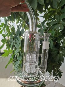 Mobius Glass Water Bongs Gongohs Matriz estéreo porc 18 mm de espessura Óleo de vidro DAB BONGS altos tubos de água Banger