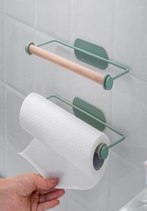 Krokar väggmonterad handdukhängare toalettrulle pappershållare frostat kolstål rack badtillbehör2039257