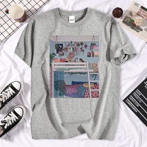 Men's T Shirts Fashion S-Xxxl For Men T-Shirts Pastel Daydreams Printed Tshirt Brand Simple Big-Size Short Sleeves Creative Cool Tshirts