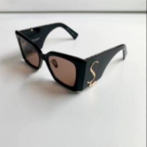 豪華な長方形のサングラスブラックフレームポラロイドレンズデザイナー女性メンズゴーグル女性用シニアアイウェア眼鏡フレームビンテージメタルグラス