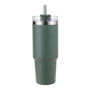 30oz Mug Tumbler Insulated Tumblers Lids Straw Stainless Steel Coffee Termos Cup