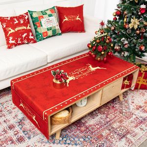 Tabela de mesa estilo nórdico geométrico de Natal Verde Trepa de toalha de mesa de algodão e tecido Tischtuch Nappe Mantel Toalha