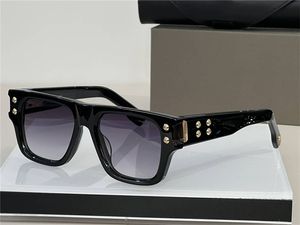 Nowe modne męskie kwadratowe okulary przeciwsłoneczne 418 ramek z desek proste i hojne wysokiej klasy okulary ochronne na zewnątrz uv400