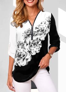 Kvinnor Bluses 2023 Elegant Women's Top Cut-out Shirt Långärmad elastisk vår och höst Sexig V-ringning 3xl T-shirt Solid