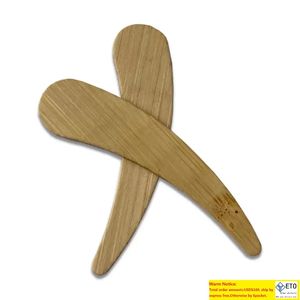 6cm Tool Cosmetic Bamboo Stick Spatula Scrape Spoon Friendly