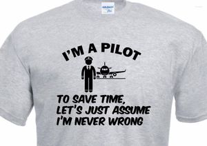 Camisetas masculinas 2023 Manga curta Cotton Man Roupas Tops Camisa Homme Pilot Up Airplane Aircraft Helicopter Drone Simulator Control Book Tee