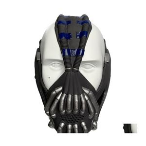 Party Masks Bane Mask Cosplay The Dark Knight Adt Size Helmet Halloween Horror Prop Movie Drop Delivery Home Garden Festive Supplies Dh0Wf