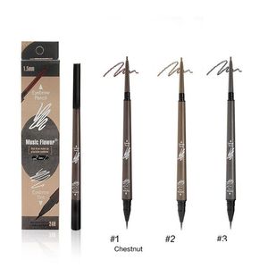 Eyebrow Enhancers Music Flower Waterproof Pencil Tattoo Pen Sketch Liquid Eyebrown Soap Brows Enhancer Eyelashes Makeup Brushes Drop Dho4J