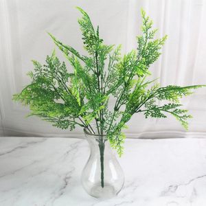 Fiori decorativi a 7 prong artificiali ADIANTUM PRODOTTI CHIUSE VASE DECORAZIONI Famiglia Accessori per matrimoni Rimuovere le piante finte