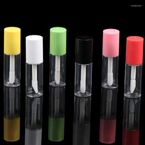 Förvaringsflaskor 10st/Lot Tom Lip Gloss Tube3ML DIY Plastic Elegant Liquid Lipstick Container Round Lipgloss Bottle