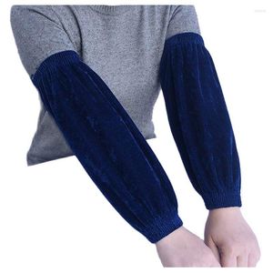 Knee Pads Short Thickened Autumn And Winter Plush Kitchen Housework Office Work Antifouling Dirt Resistant Women's Protective Sleeves