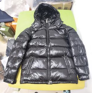 Мужчины Puffer Short Down Jacket Hoody Дизайнерский зимний пальто теплое боковое карманное размер S-3XL