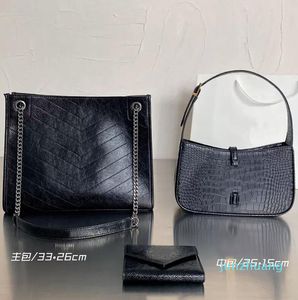 3PCS/セットトートバッグ女性ハンドバッグ財布ショルダーバッグウォレットバックパックショッピングバッグ97